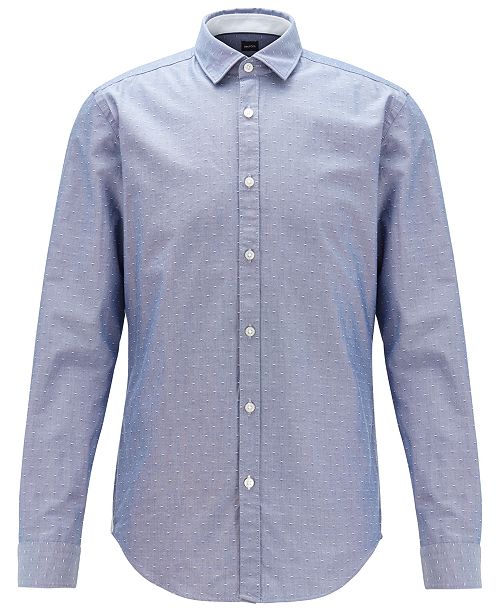 Hugo Boss Boss Men S Rikki 53 Dark Blue Shirt Reviews Hugo Boss Men Macy S