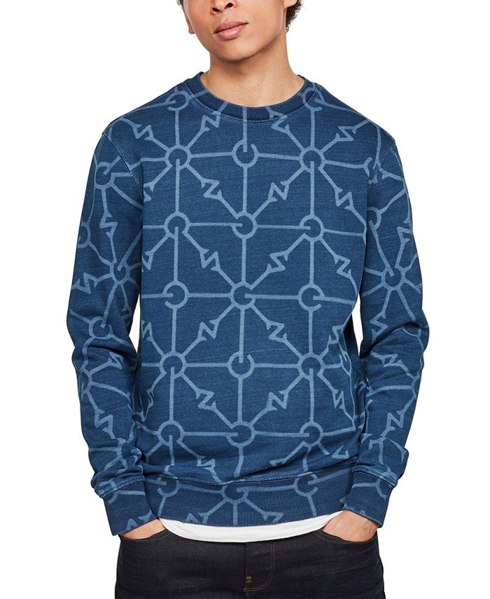 Geometric print sweatshirt store