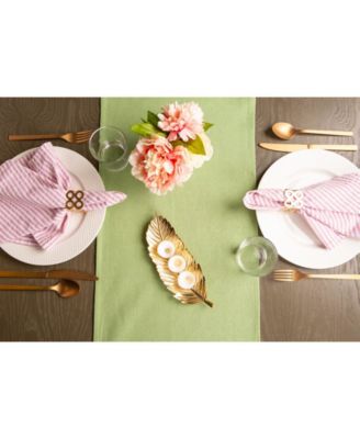 Solid Heavyweight Fringed Table Runner