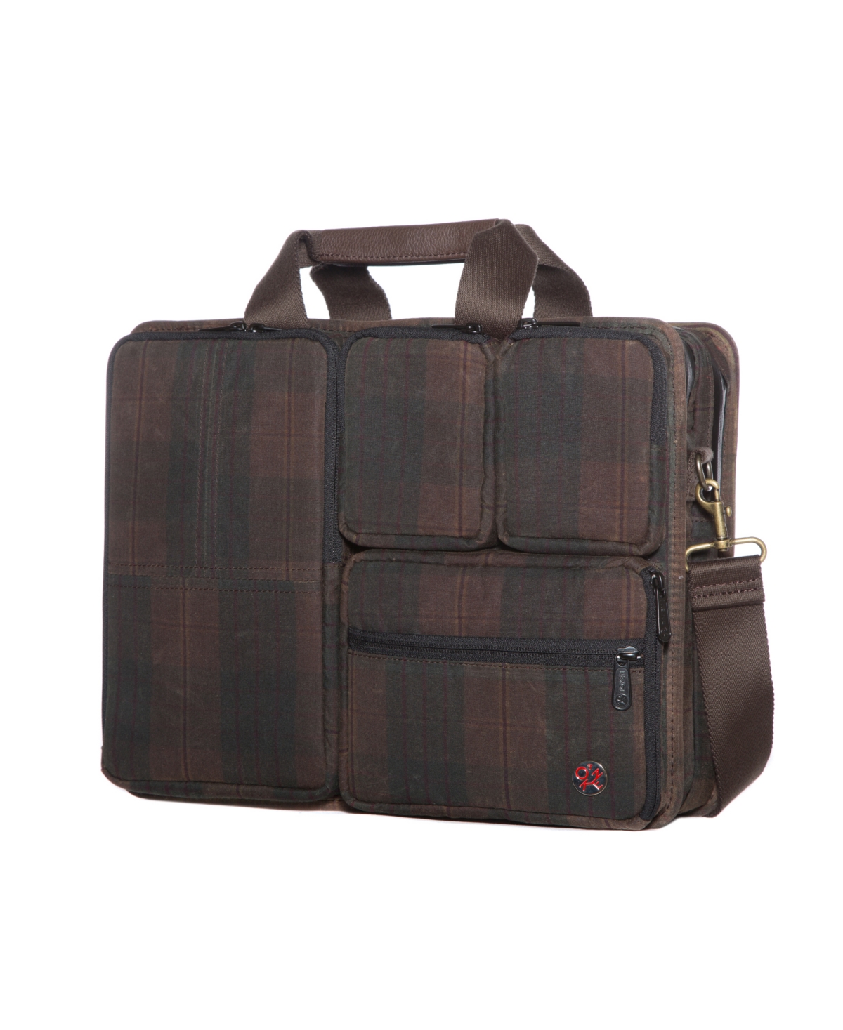 Waxed Hewes Briefcase - Multi