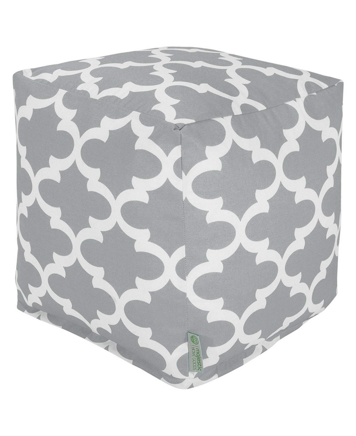 UPC 859072201927 product image for Majestic Home Goods Trellis Ottoman Pouf Cube 17