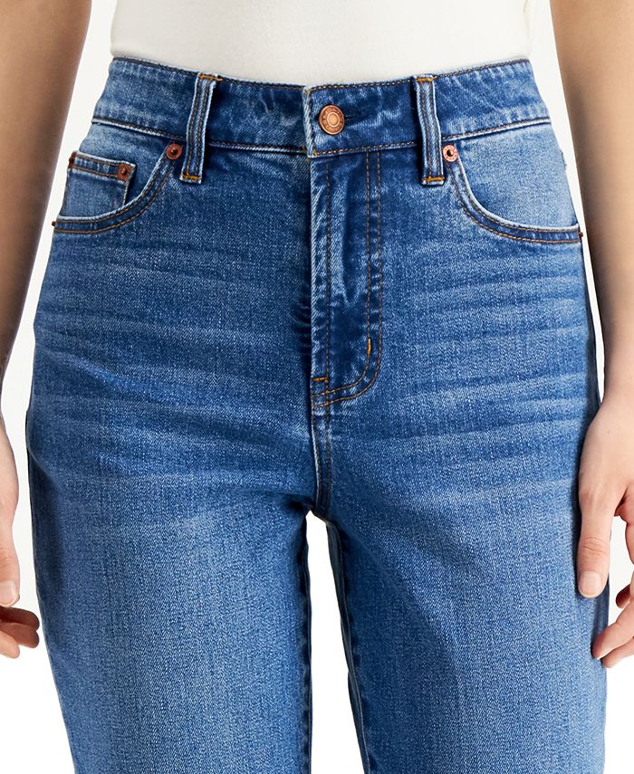 OAT Cropped Straight-Leg Jeans - Macy's