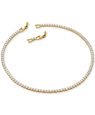 Swarovski Gold-Tone Crystal Tennis 