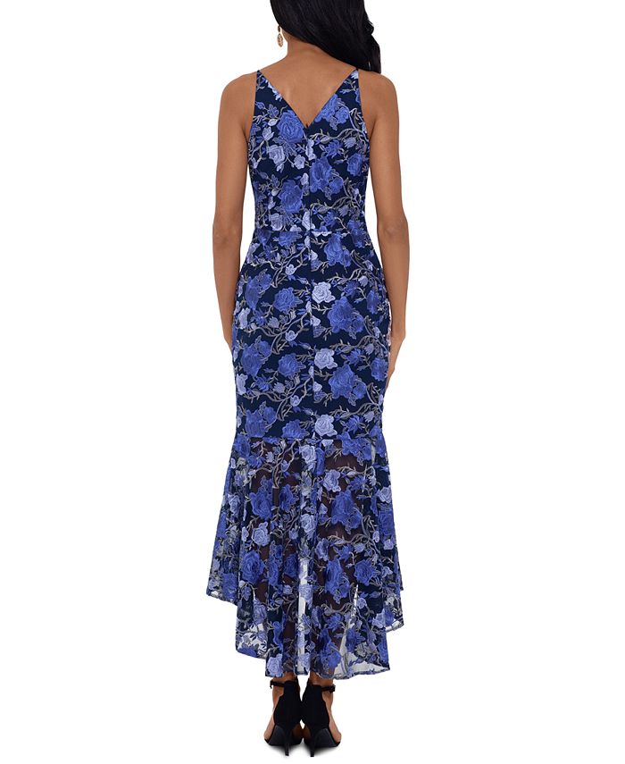 xscape high low gown