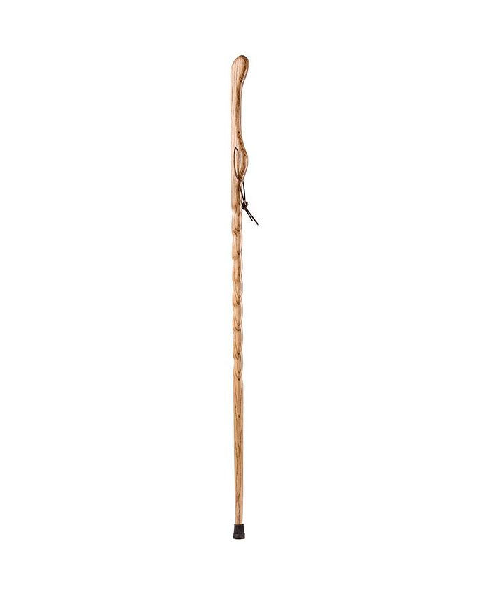 Brazos 48" Hitchhiker Twisted Oak Handcrafted Wood Walking Stick Hiking