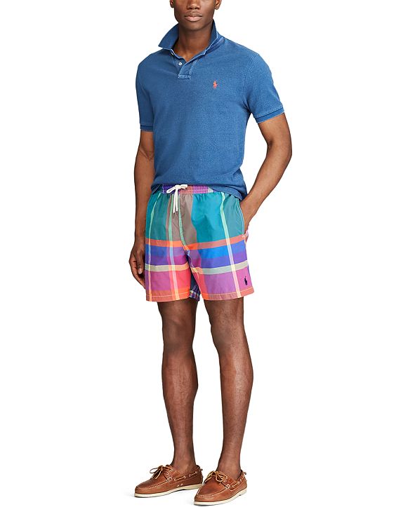 polo ralph lauren men's 5.5 traveler swim trunks
