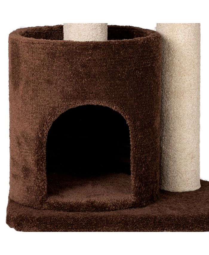 Armarkat Carpeted Real Wood Cat Tree Condo Macy's