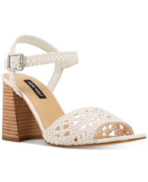 image of Nine West Gwenny Woven City Sandals Women-s Shoes