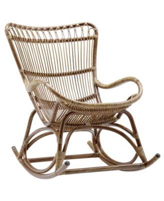 rattan nursing chair