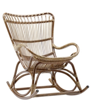 Sika Design S Monet Rattan Rocking Chair In Antique