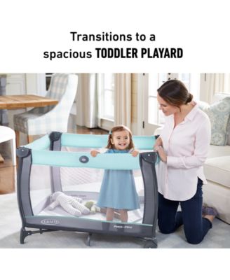 transition from bassinet to pack n play