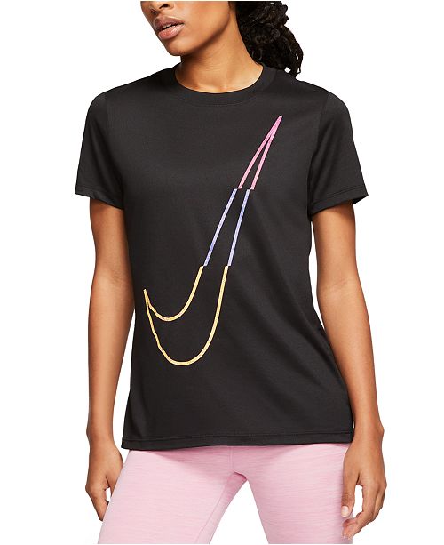 Nike Women S Legend Icon Clash Dri Fit T Shirt Reviews Tops