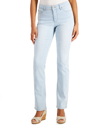 Charter Club Lexington Tummy Control Straight-Leg Jeans, Created for Macy's  & Reviews - Jeans - Women - Macy's