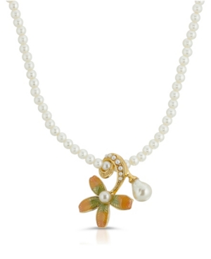 image of 2028 Enamel Fantasia Fiori Floral Pendant