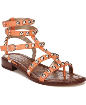 image of Sam Edelman Women-s Eavan Strappy Gladiator Sandals Women-s Shoes