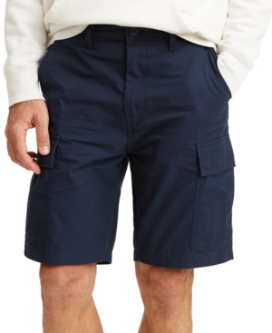 Shop Levi's Men's Big And Tall Loose Fit 9.5" Carrier Cargo Shorts In Navy Blazer