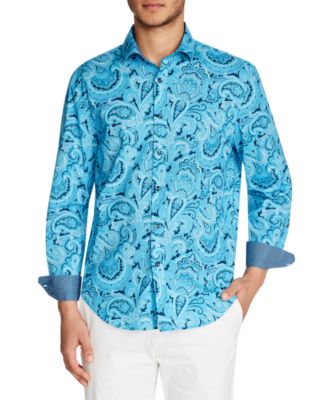 Society of Threads - Men's Slim-Fit Paisley Shirt