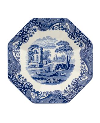 Blue Italian Octagonal Platter 
