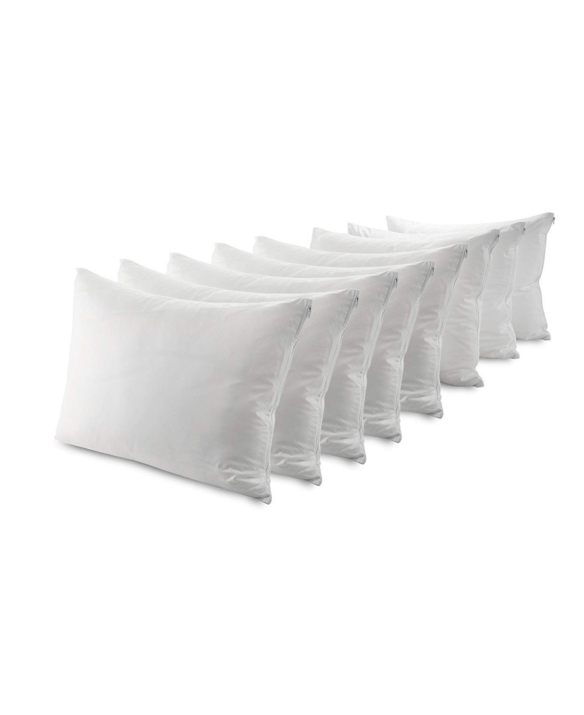 Guardmax Waterproof Zippered Pillow Protector - Size - 8 Pack