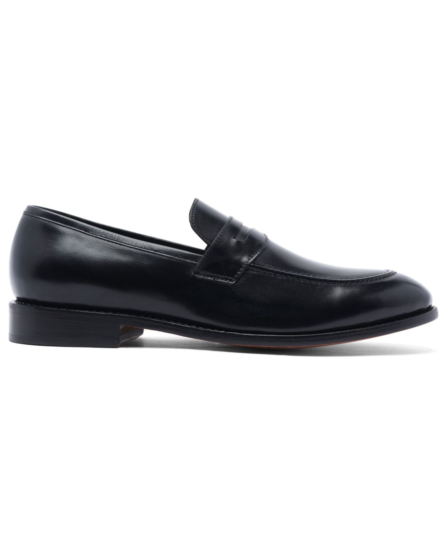 Мужские туфли Anthony Veer Gerry Goodyear Slip-On Penny Loafer, цвет: Чёрный — фото 2