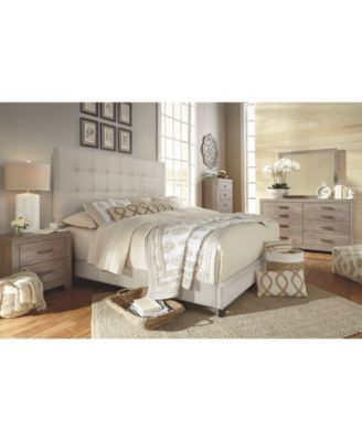 Signature Design By Ashley Dolante Queen Upholstered Bed - Macy's