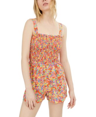 juniors floral romper