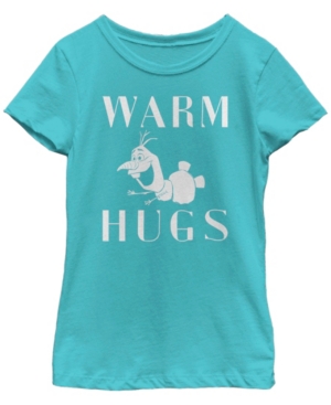 Big Girls Frozen 2 Warm Hugs Short Sleeve T-shirt
