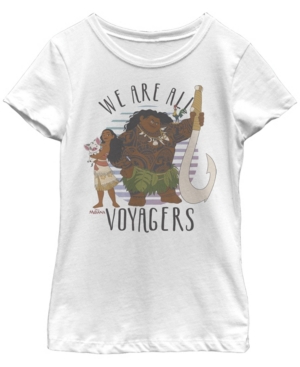 FIFTH SUN BIG GIRLS MOANA WE ARE ALL VOYAGERS SHORT SLEEVE T-SHIRT