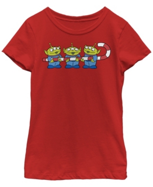 Big Girls Toy Story 1-3 Cane Do Attitude Short Sleeve T-shirt