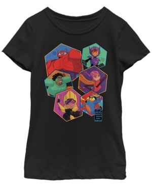 Big Girls Big Hero Six Series Big Six Hex Short Sleeve T-shirt