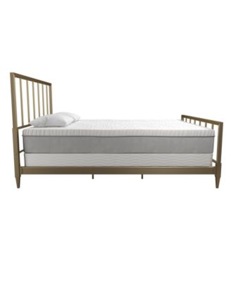 CosmoLiving By Cosmopolitan Blair Brass Metal Bed, Full