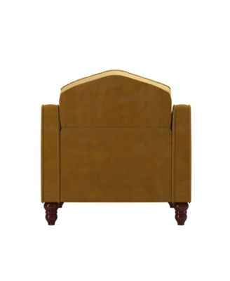 Novogratz Collection Vintage-Like Tufted Armchair - Macy's