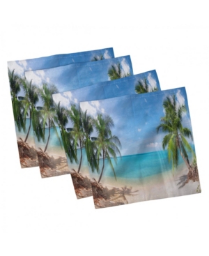 Ambesonne Ocean Set of 4 Napkins 12