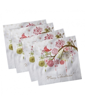 Ambesonne Christmas Set of 4 Napkins 12