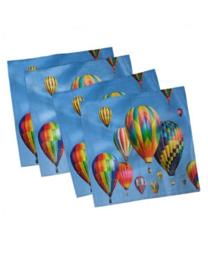 Ambesonne Colorful Set of 4 Napkins 12