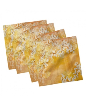 Ambesonne Asian Set of 4 Napkins 12