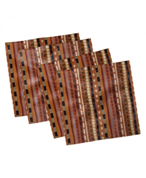 Ambesonne Tribal Set of 4 Napkins 12