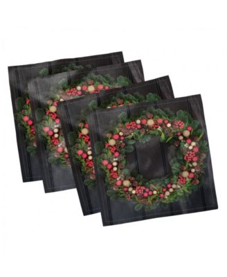 Рождественский набор из 4 салфеток Ambesonne 12x 12 8390₽