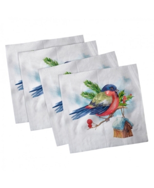 Ambesonne Rowan Set of 4 Napkins 12