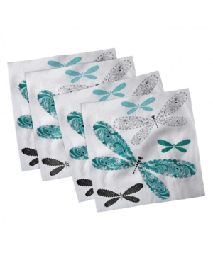 Ambesonne Dragonfly Set of 4 Napkins 12
