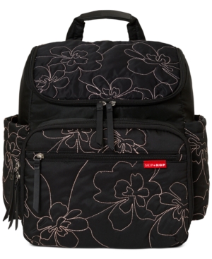 Skip Hop Floral Quilted Diaper Backpack