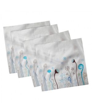Ambesonne Winter Set of 4 Napkins 12