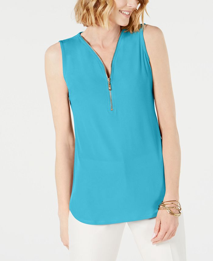 JM Collection Sleeveless Zip Top, Created for Macy's Macy's