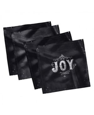 Ambesonne Joy Set of 4 Napkins 12