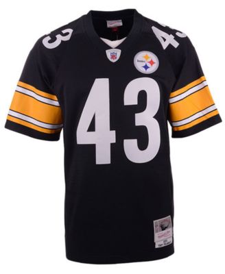 Mitchell And Ness Troy Polamalu Pittsburgh Steelers Jersey T Shirt NFL  Black L