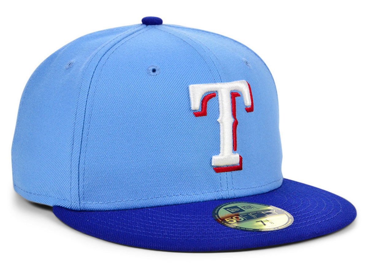 New Era Texas Rangers Authentic Collection 59FIFTY-fitted Cap -Light Royal