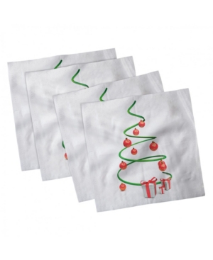 Ambesonne Christmas Set of 4 Napkins 12