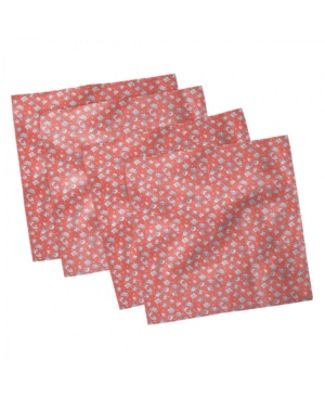 Ambesonne Dogs Set of 4 Napkins 12