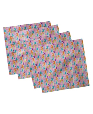 Ambesonne Christmas Set of 4 Napkins 18