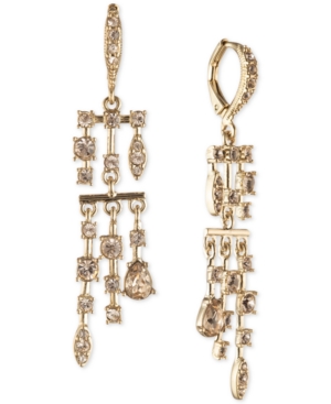 image of Givenchy Crystal Chandelier Earrings